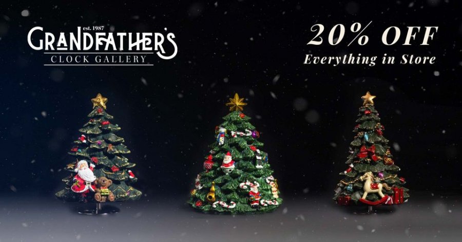 Grandfather's Clock Gallery Christmas Sale