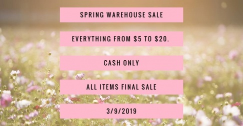 Knotty Pine Boutique Spring Warehouse Sale